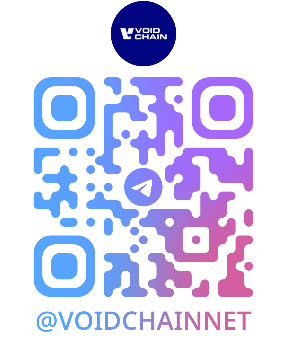 QR code for the VoidChain Telegram community